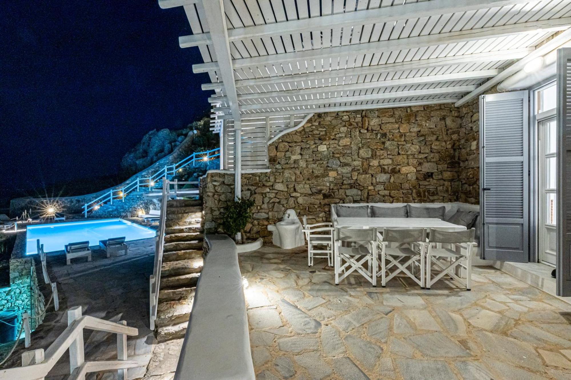 Villa Thelgo Mykonos Psarrou Dış mekan fotoğraf